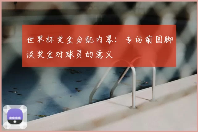 世界杯奖金分配内幕：专访前国脚谈奖金对球员的意义